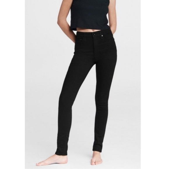 rag & bone Denim - Rag & Bone High Rise Ankle Skinny Denim Jeans